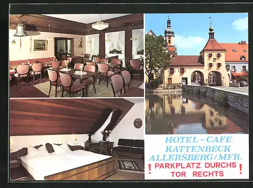 AK Allersberg /Mfr., Hotel-Cafe Kattenbeck