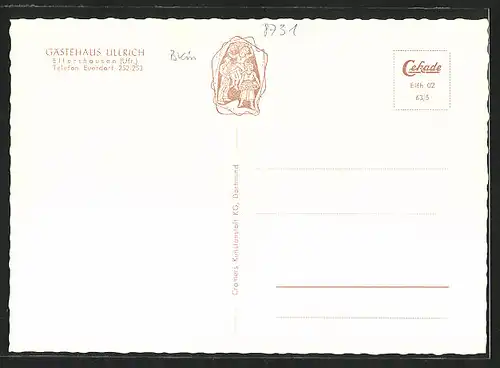 AK Elfershausen /Ufr., Gasthaus Ullrich