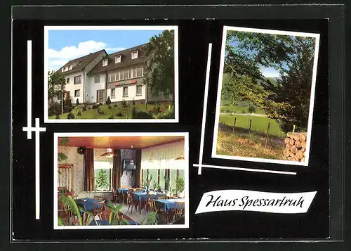AK Frammersbach, Gasthaus Haus Spessartruh