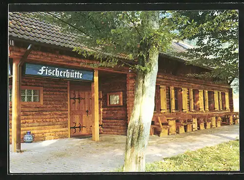 AK Frammersbach-Habichtsthal, Gasthaus Fischerhütte