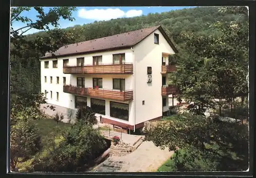 AK Bad Brückenau, Hotel-Garni, Ernst-Putz-Strasse 17