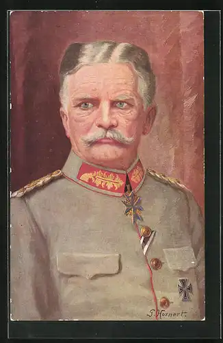 Künstler-AK Generalfeldmarschall von Mackensen