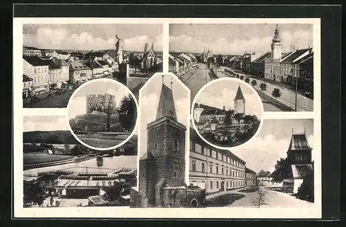 AK Rakovnik, Radnice, Namesti, Zamek, Hrad