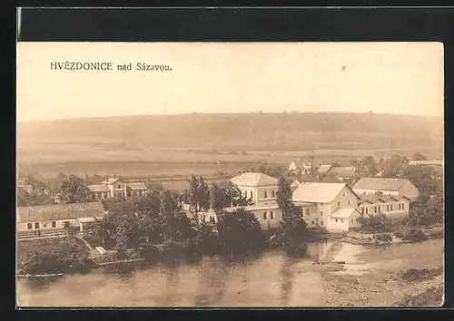 AK Hvezdonice nad Sázavou, Celkový pohled
