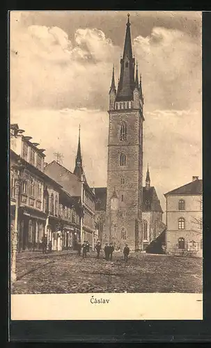 AK Tschaslau / Caslav, Chrám sv. Petra a Pavla