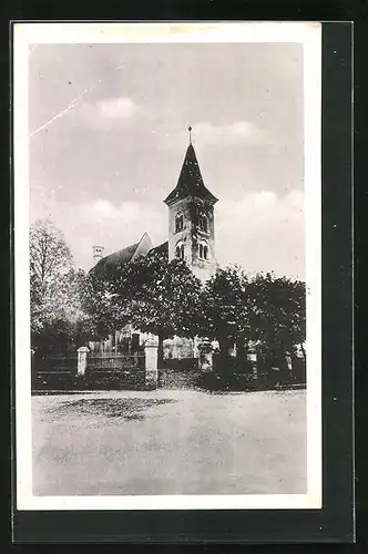 AK Ratscheradetz, Kostel, Blick zur Kirche