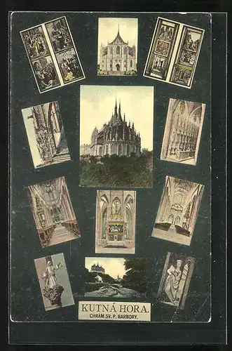 AK Kuttenberg / Kutna Hora, Chrám sv. P. Barbory
