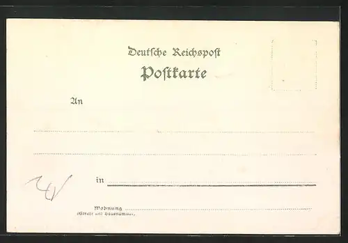 AK Lübeck, Mühlenstrasse mit Passanten