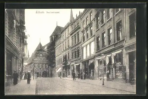 AK Lübeck, Geschäfte in der Breitestrasse