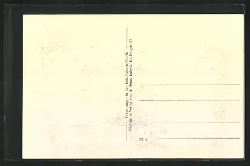 Künstler-AK Lübeck, Fahnenweihe d. Kameradschaftsbundes d. 76er und 162er 1927