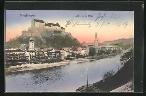 AK Burghausen, Partie mit der Burg