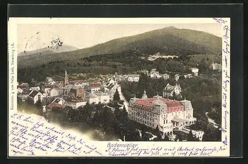 AK Badenweiler, Schloss und Kirche