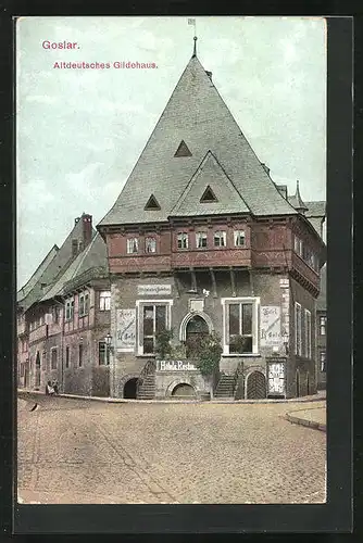 AK Goslar, Altdeutsches Gildehaus mit Hotel & Restaurant