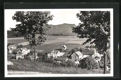 AK Bad Liebwerda / Lazne Libverda, Ortspartie, Isergebirge