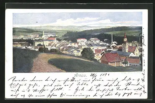 AK Arnau / Hostinne, Gesamtansicht