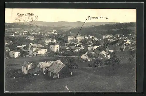 AK Arnau / Hostinne, Gesamtansicht
