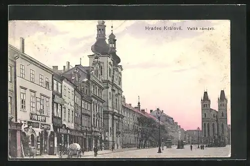 AK Königgrätz / Hradec Kralove, Velké námesti