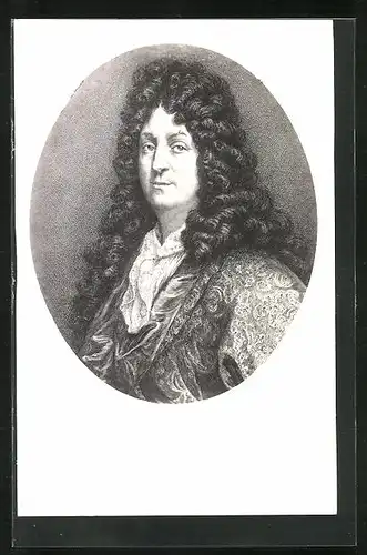 AK Portrait Jean Racine, Bibliotheque Nationale