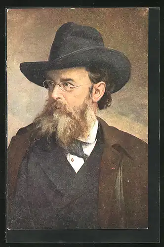 AK Dichter Felix Dahn im Portrait