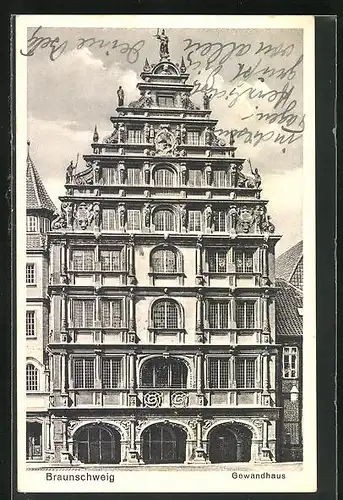 AK Braunschweig, am Gewandhaus