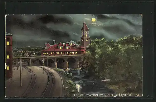 AK Allentown, PA, Lehigh Station by Night