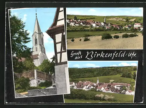 AK Birkenfeld /Ufr., Kirche, Totalansicht