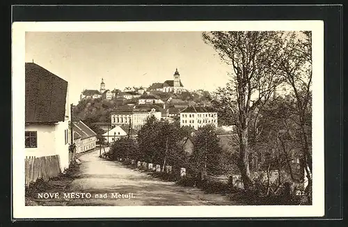 AK Nové Mesto nad Metují, Strassenpartie im Ort