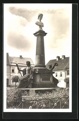 AK Ceska Skalice, Pomnik B. Nemcové