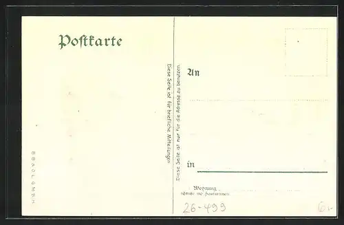 Künstler-AK Bruno Bürger & Ottillie Nr. 6915: Festspiel, Polonaise Herr Hauptmann und Frau Feldwebel