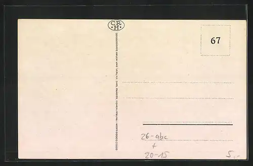 Künstler-AK sign. H. Blank: Herzlichen Glückwunsch zum Namenstag, Putten halten Blumenspalier