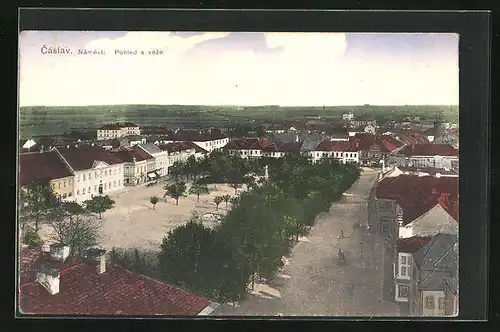 AK Tschaslau / Caslav, Namesti, Pohled s veze
