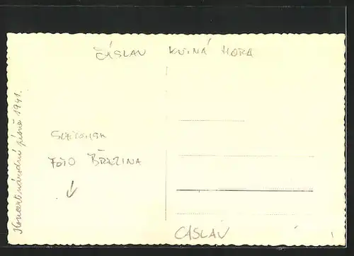 AK Tschaslau / Caslav, Ochotnichého Divadla v Caslavi 1941