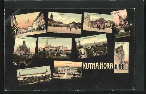 AK Kuttenberg / Kutna Hora, Realka, Namesti, Kameny dum