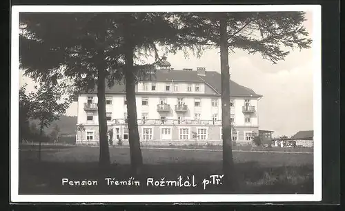 Foto-AK Rozmital p. tr., Pension Tremsin