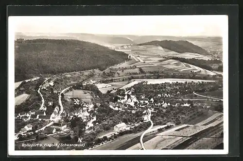 AK Rohrdorf bei Nagold /Schwarzwald, Teilansicht