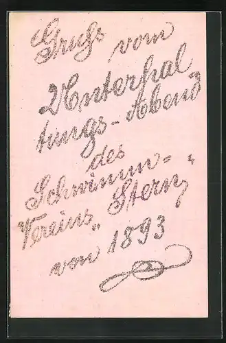 AK Schwimm-Verein Stern 1893, Glitzerschrift