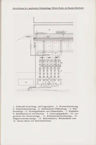 10 Fotografien Ansicht Larymna,1956, Krupp - Rennverfahren, Besuch König Paul von Griechenland, 29 x 21cm