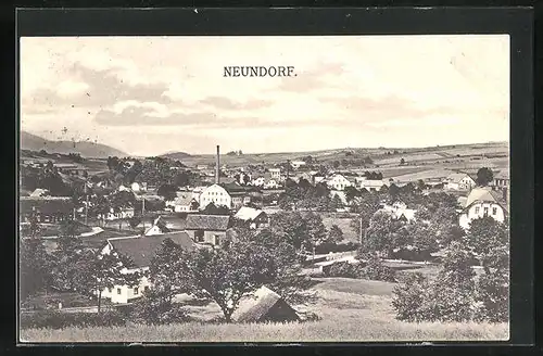 AK Neundorf, Blick über den Ort