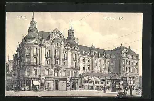 AK Erfurt, Hotel Erfurter Hof