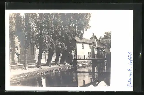 Foto-AK Erfurt, Partie am Fischersand 1930