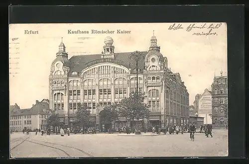 AK Erfurt, Kaufhaus Römischer Kaiser