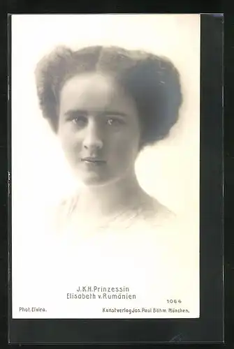 AK Prinzessin Elisabeth von Rumänien