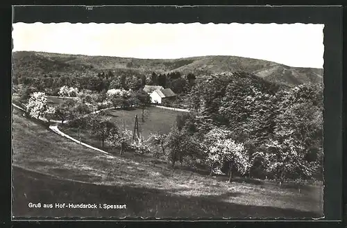 AK Eschau, Blick zum Hof Hunsrück