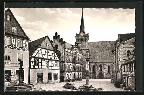 AK Kronach / Ofr., Marktplatz