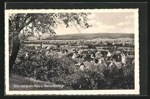 AK Obernburg / Main, Blick vom Rauschenberg