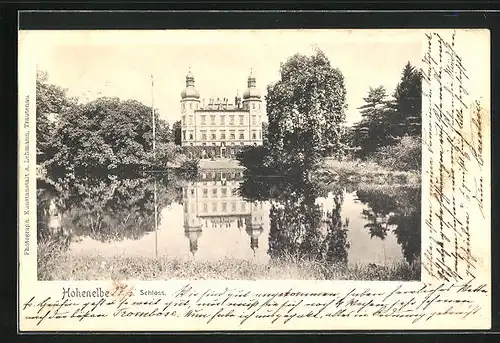 AK Hohenelbe / Vrchlabi, Blick zum Schloss
