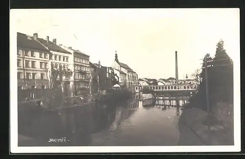 AK Josefstadt / Josefov / Jaromer, Teilansicht mit Kirche