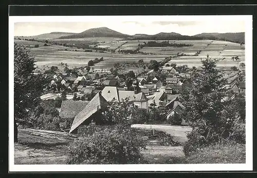 AK Wildflecken /Rhön, Ortsansicht mit Blick auf Dammersfeld und Rückberg