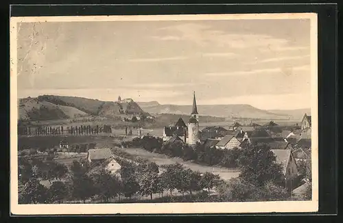 AK Hammelburg, Blick auf Schloss Saaleck