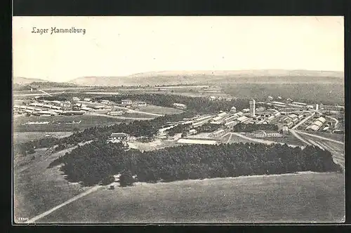 AK Hammelburg, Gesamtansicht vom Lager Hammelburg